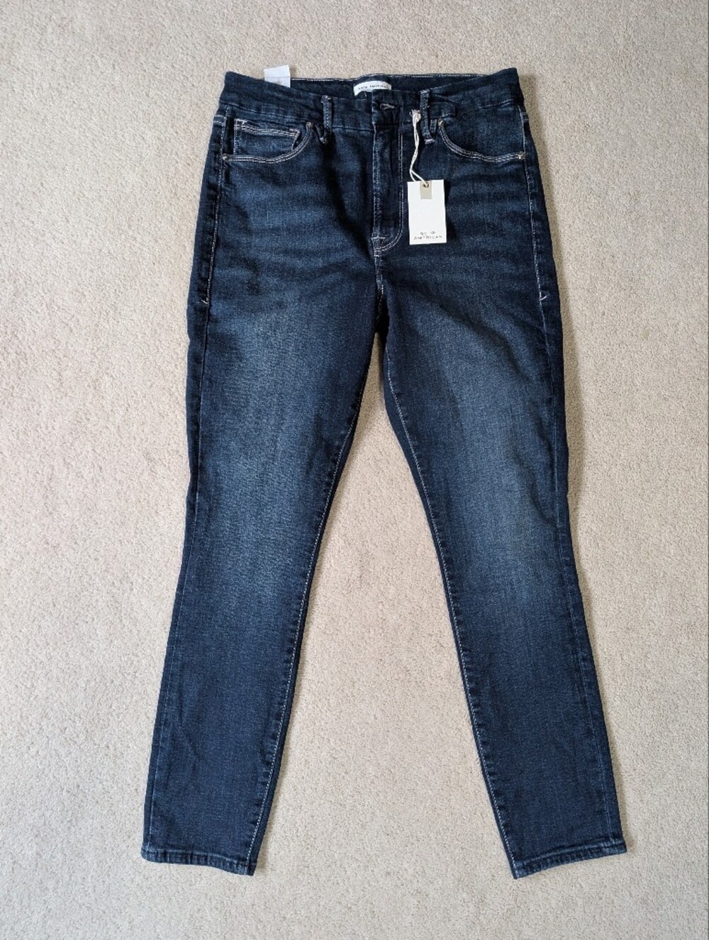Good American Dark Blue Skinny Jeans